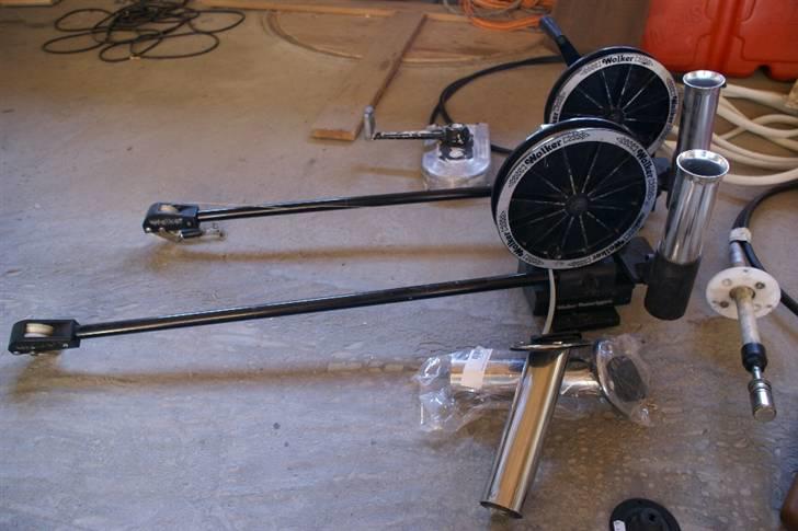 Projekt : båd mærke ukendt - 2 stk. Walker Kingfisher one downrigger m. tæller. billede 13