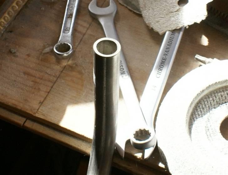 Projekt : båd mærke ukendt - 18 mm rustfri rør, er det jeg bruger...Det burde kunne holde :) billede 24