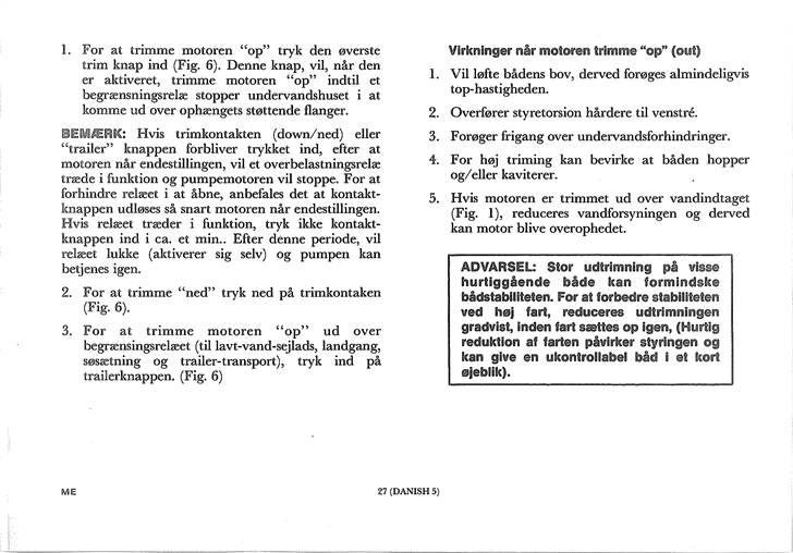 Mercury 35/45/50/60 instruktionsbog (dur også til 80/90 HK) billede 29