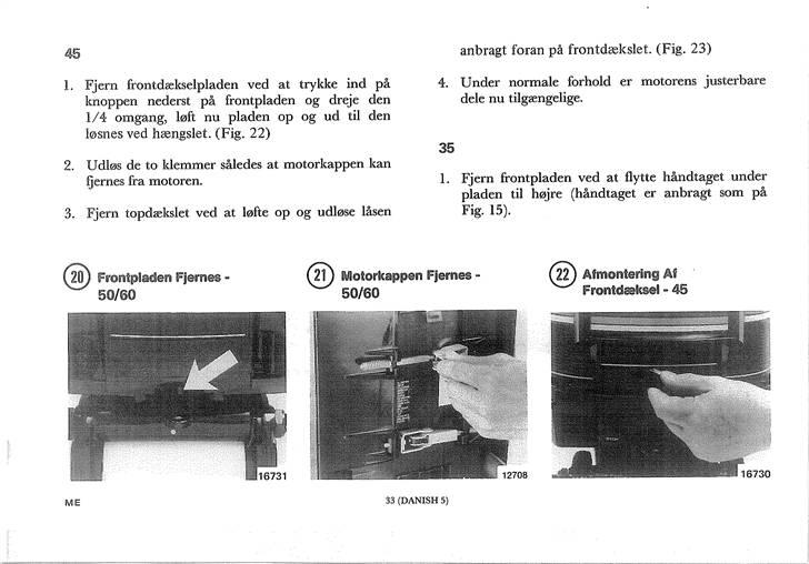 Mercury 35/45/50/60 instruktionsbog (dur også til 80/90 HK) billede 35