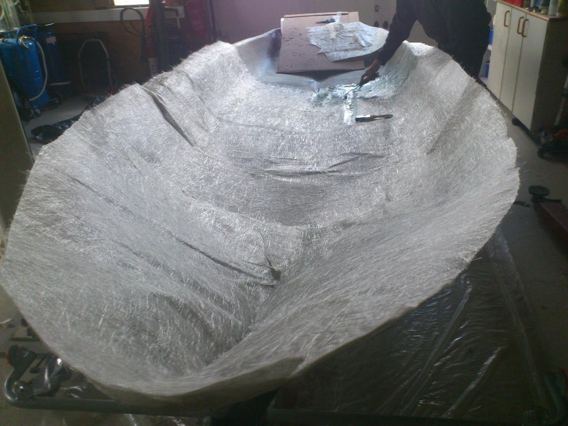 Mopa renovering - To lag 450g glasfiber billede 5