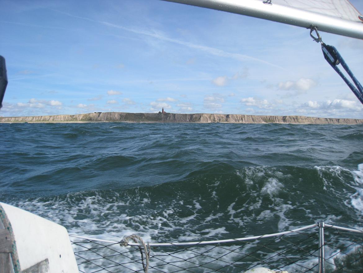 Genfødsel af Junker 22 - Tur op ad Vesterhavet mod Thyborøn - vi var de eneste på havet i dette område! billede 11