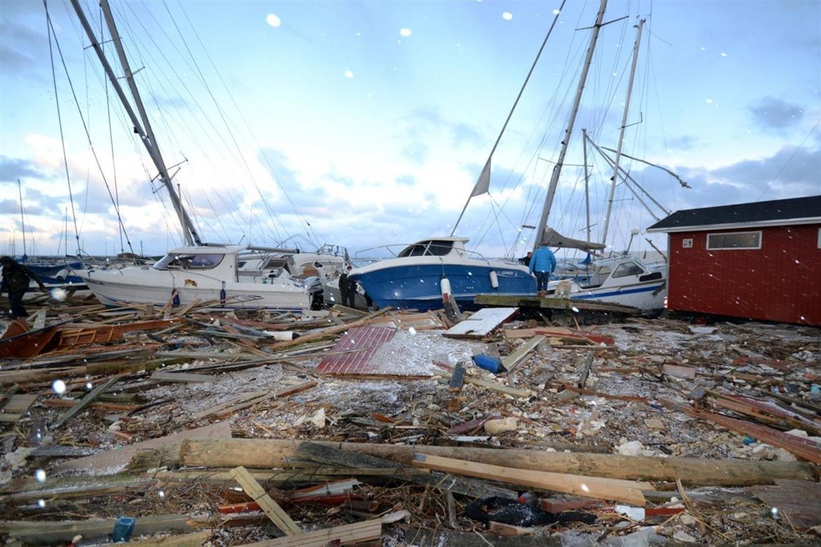 Gilleleje havn efter stormen BODIL :( billede 9