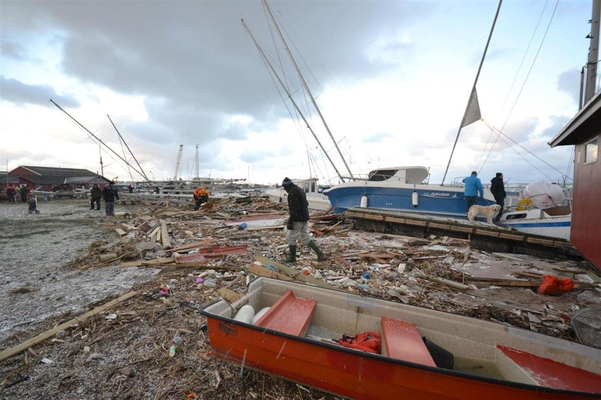 Gilleleje havn efter stormen BODIL :( billede 10