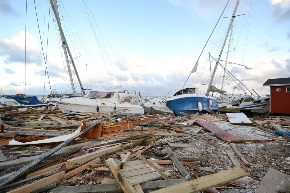 Gilleleje havn efter stormen BODIL :( billede 18