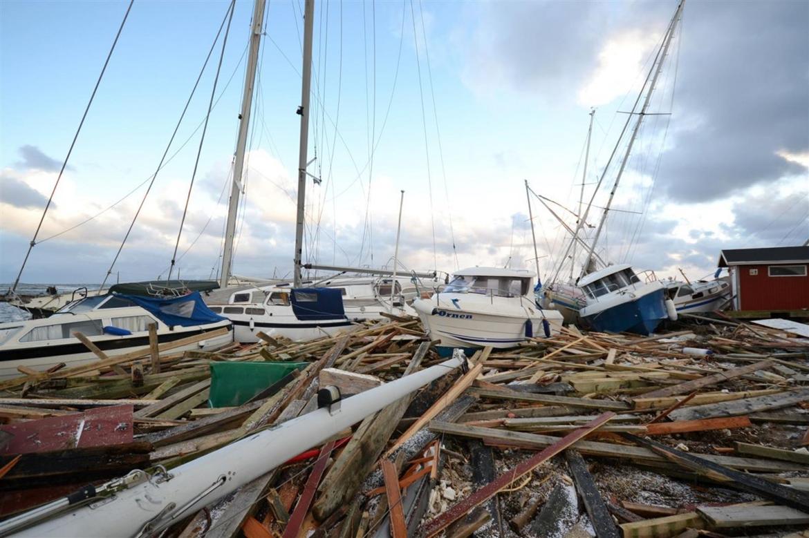 Gilleleje havn efter stormen BODIL :( billede 19