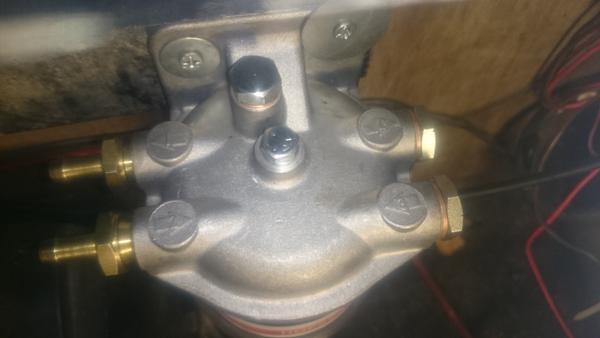 Montering af brændstoffilter 