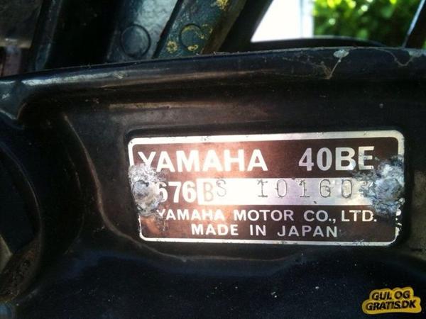 Alder på min ældre Yamaha 40 HK l