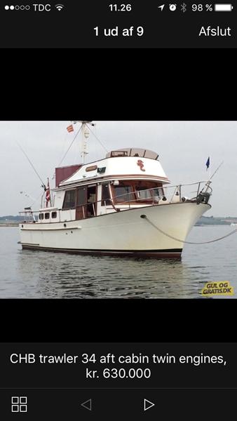 Drømmer om Trawler eller lign. Flydende sommerhus