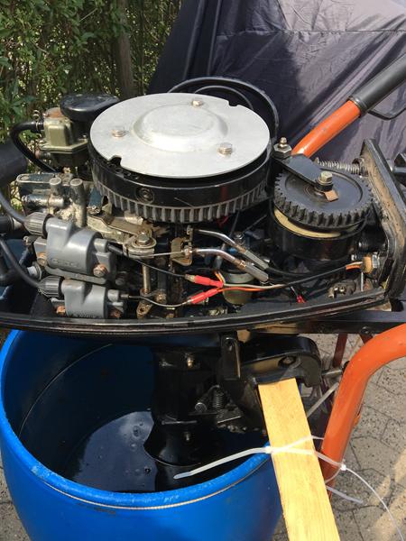 yamaha 8hp motor skrigende lyd når jeg speeder op