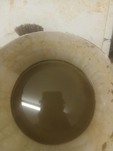 vand i olien på Honda påhængsmotor