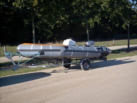 Gummibåd Zodiac GR III   SOLGT - Zodiac GR III MOB.....på trailer billede 3