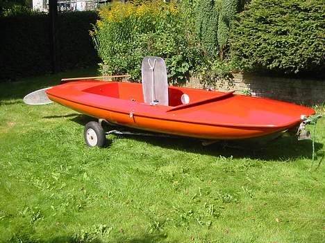 Alaska Flipper jolle! (solgt) - Flipperen med Ror og sværd monteret billede 6