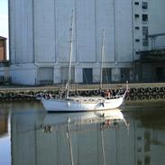 Spidsgatter sejlbåd