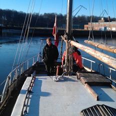 Spidsgatter sejlbåd