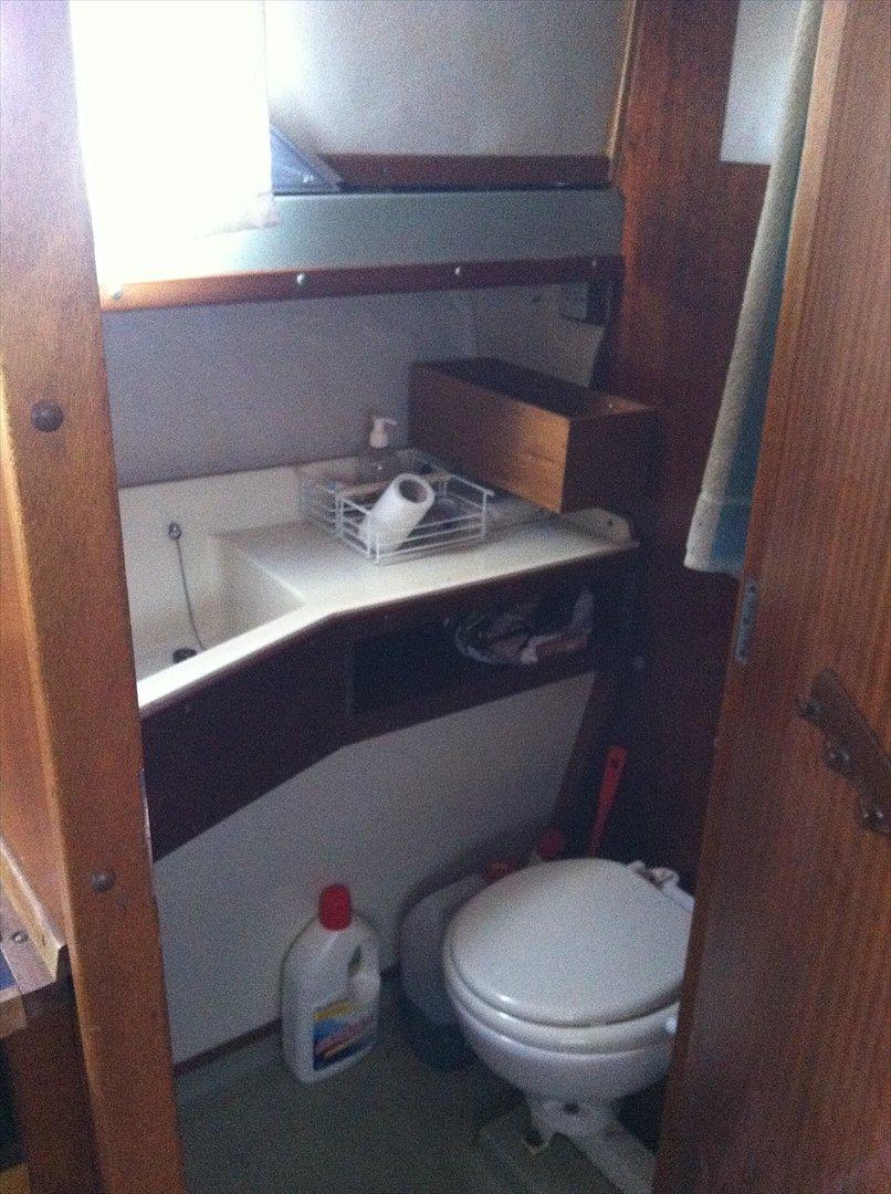 Coronet 31 Aft cabin - Toilettet i forkahytten. billede 10