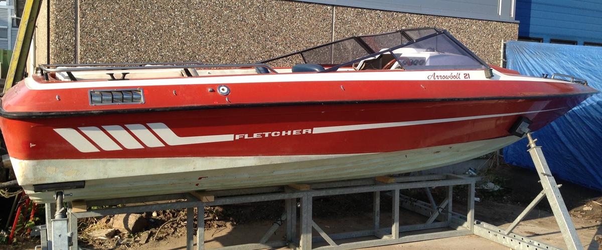 Fletcher 21 Arrowbolt 1985 i midten af 70'erne....