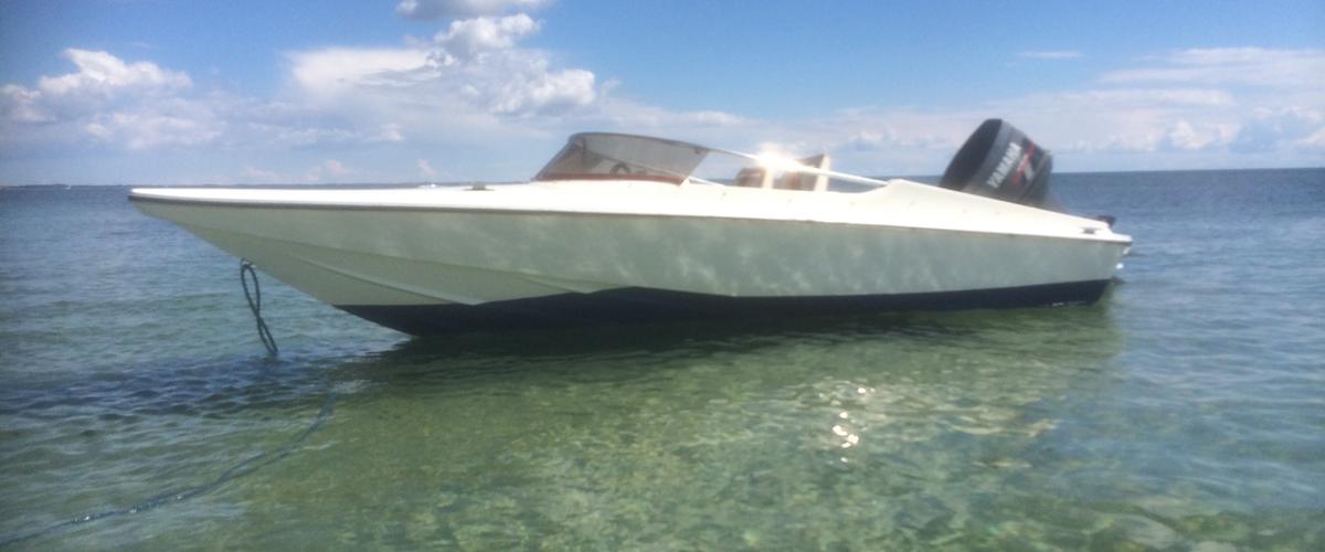 Fletcher Driver 440 1980 købte båden i sommers, og er