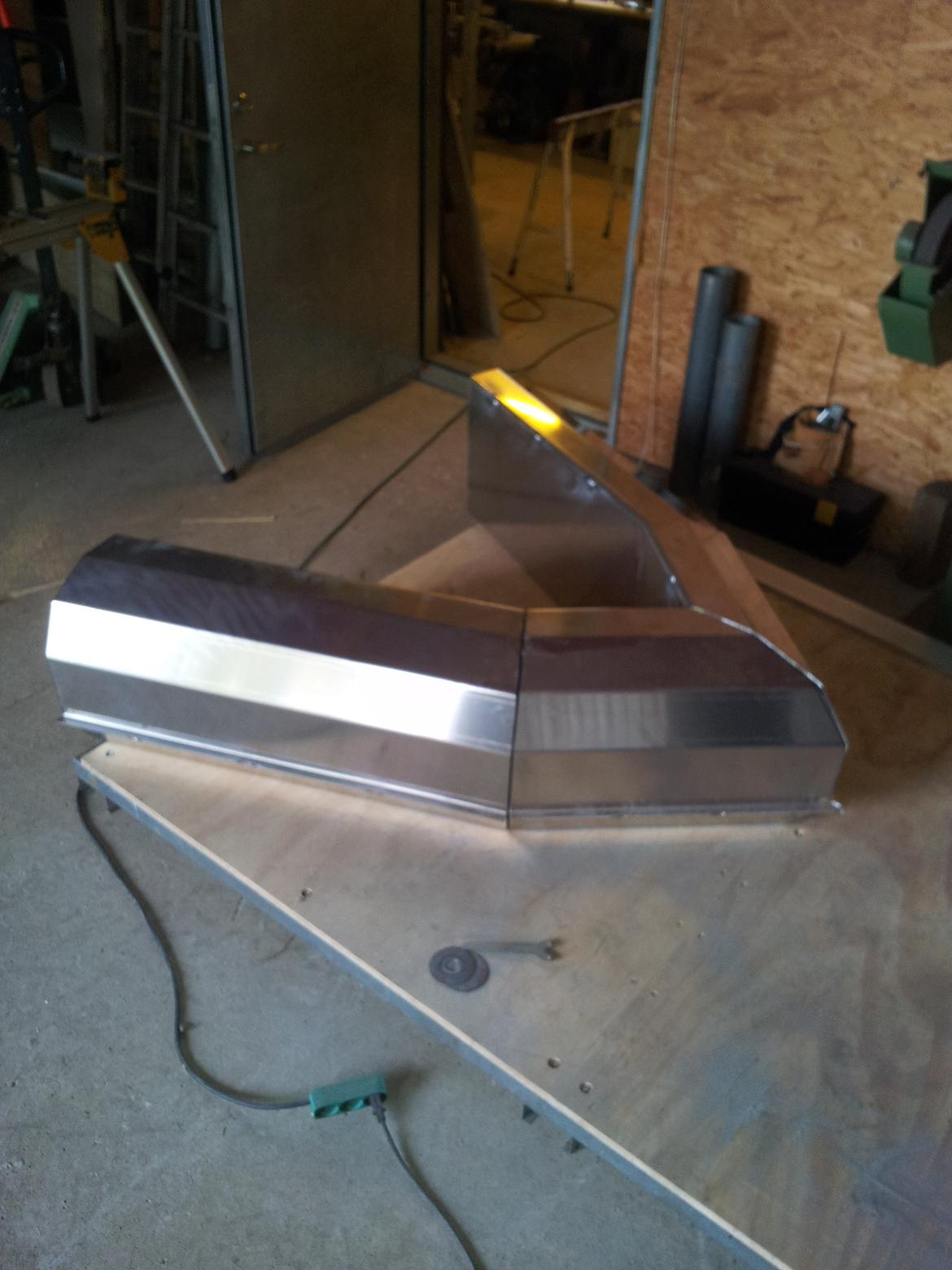 Alu-Ketch alu ponton båd billede 2