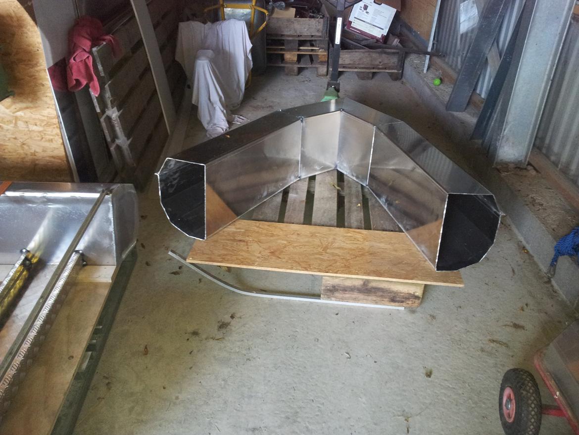 Alu-Ketch alu ponton båd billede 10