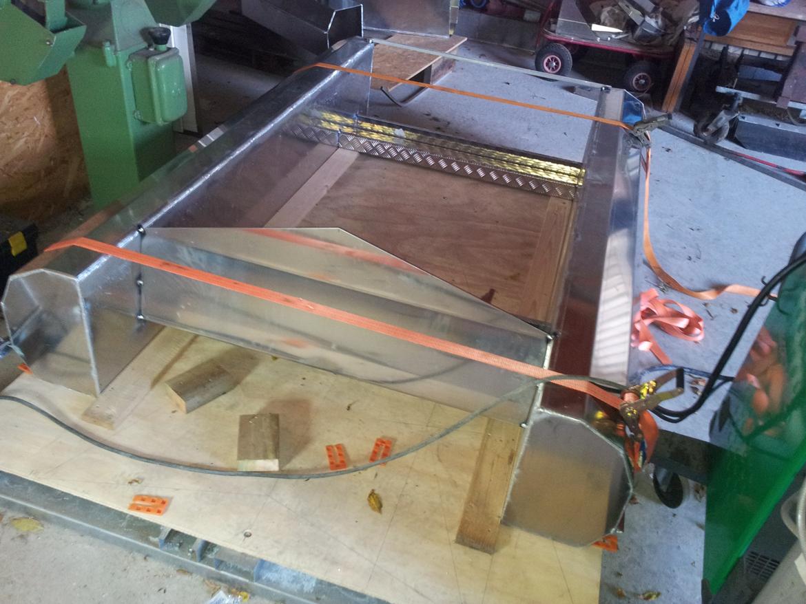 Alu-Ketch alu ponton båd billede 11