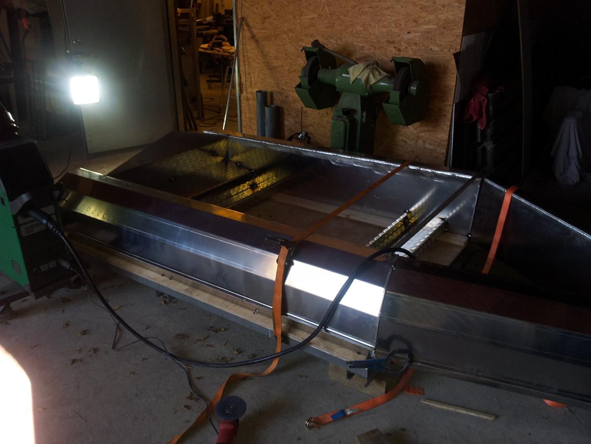 Alu-Ketch alu ponton båd billede 13