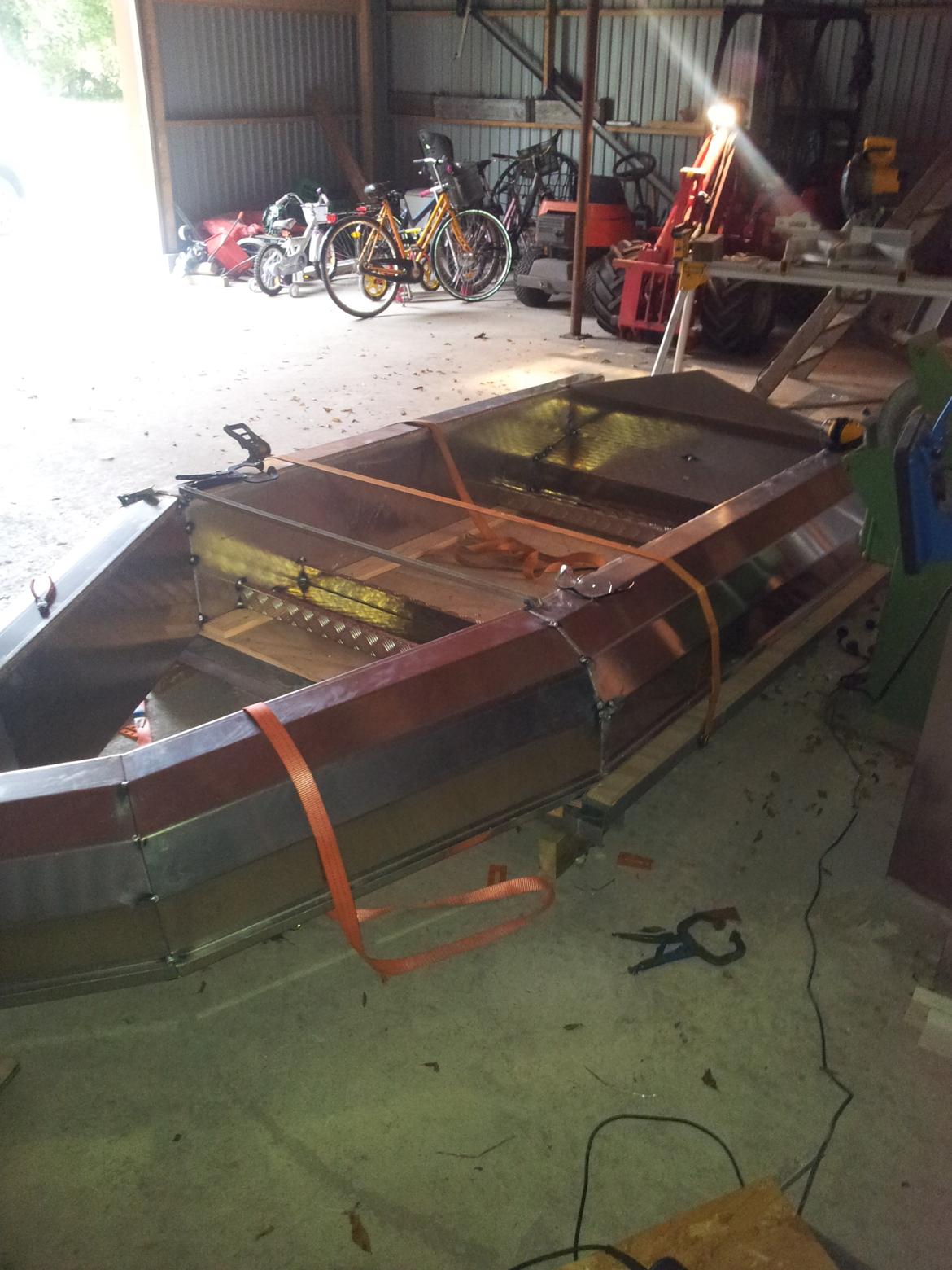 Alu-Ketch alu ponton båd billede 15