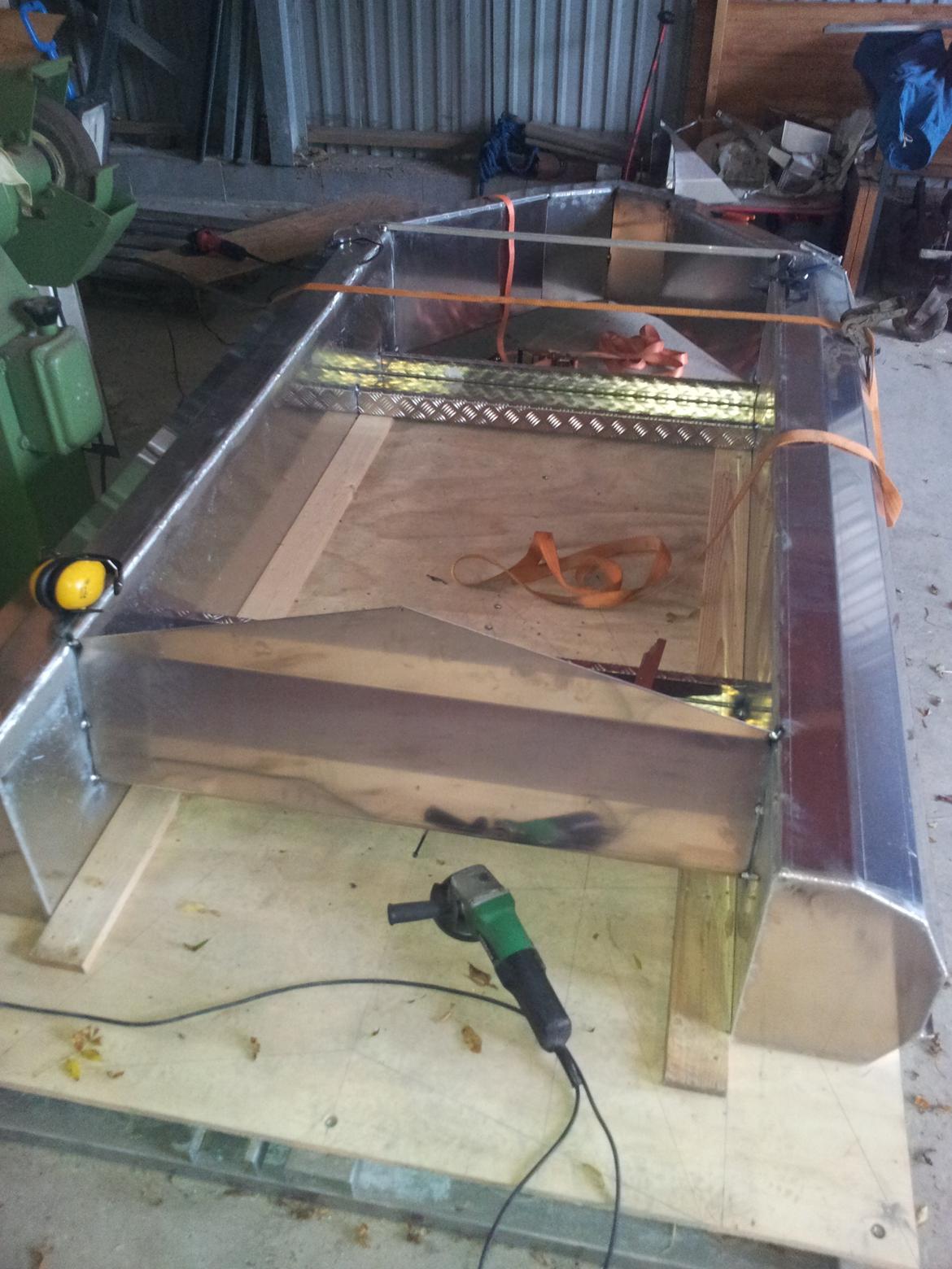 Alu-Ketch alu ponton båd billede 16