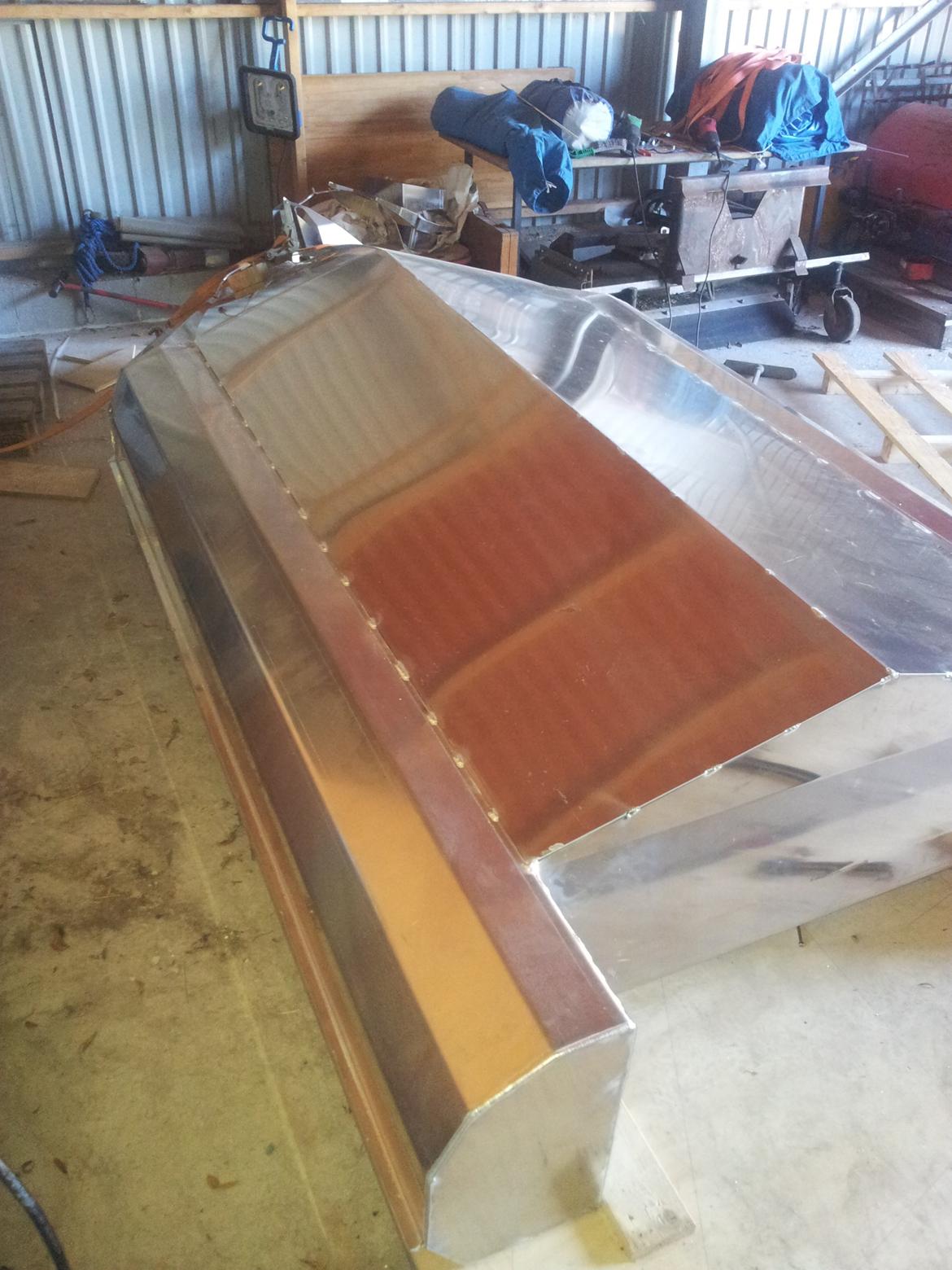 Alu-Ketch alu ponton båd billede 20