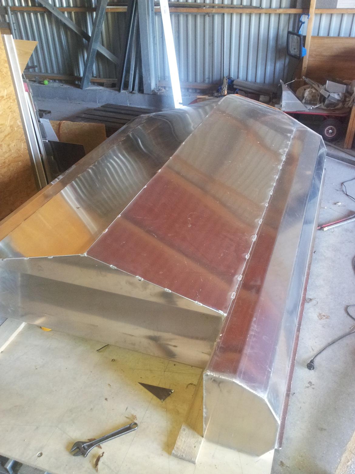 Alu-Ketch alu ponton båd billede 19