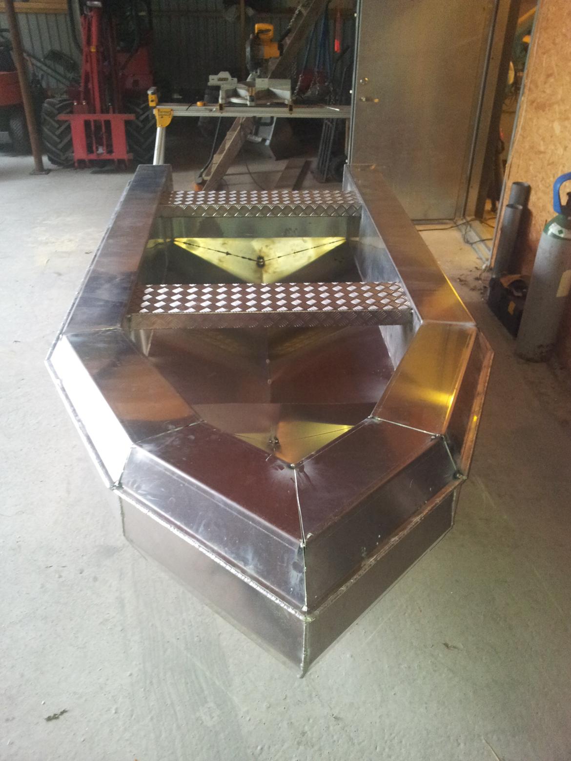 Alu-Ketch alu ponton båd billede 23