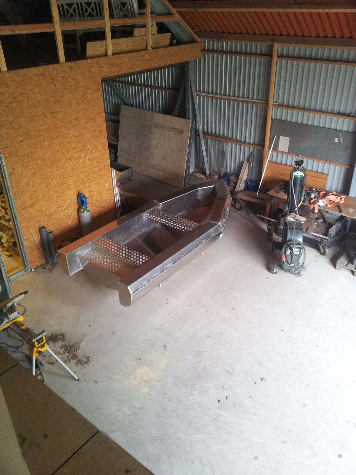 Alu-Ketch alu ponton båd billede 24