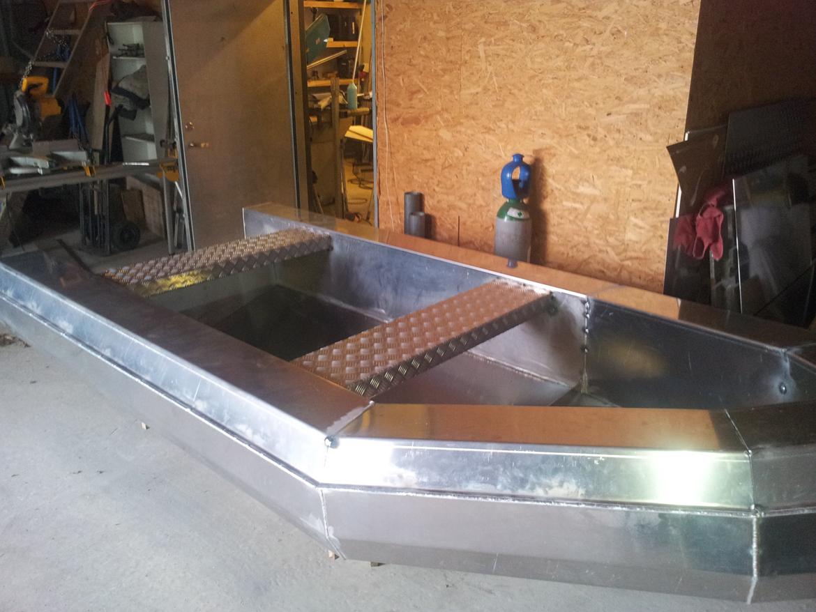 Alu-Ketch alu ponton båd billede 22