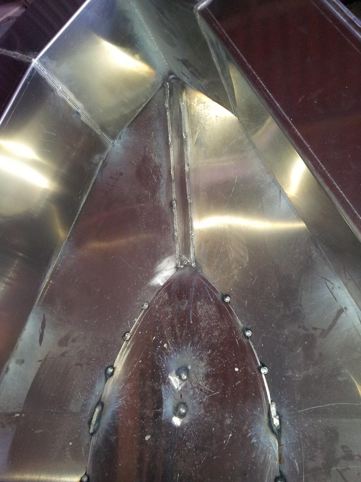 Alu-Ketch alu ponton båd billede 27