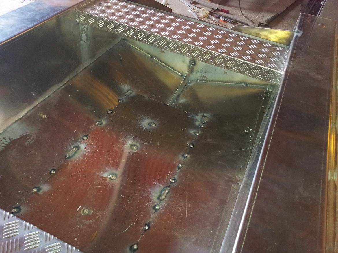 Alu-Ketch alu ponton båd billede 28