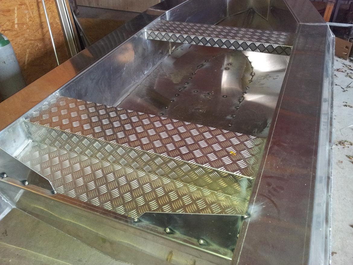 Alu-Ketch alu ponton båd billede 26