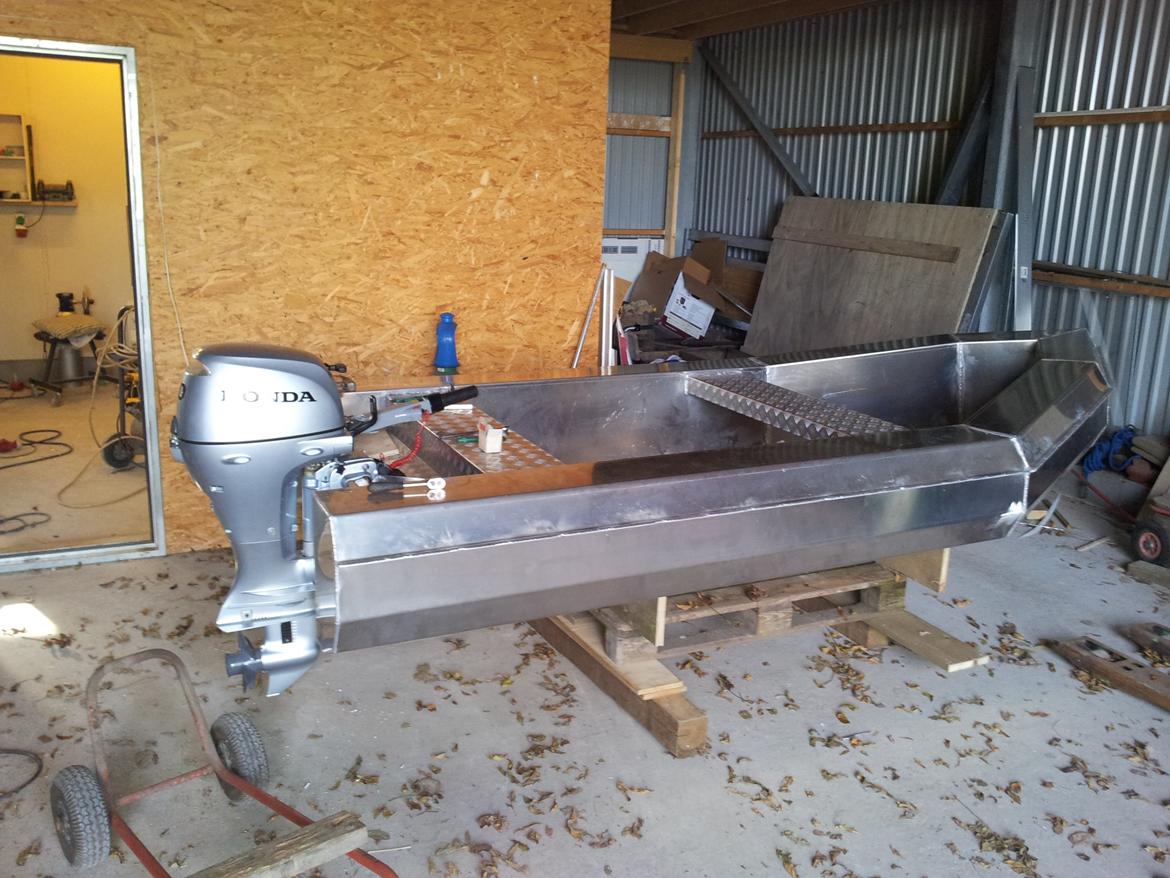 Alu-Ketch alu ponton båd billede 31