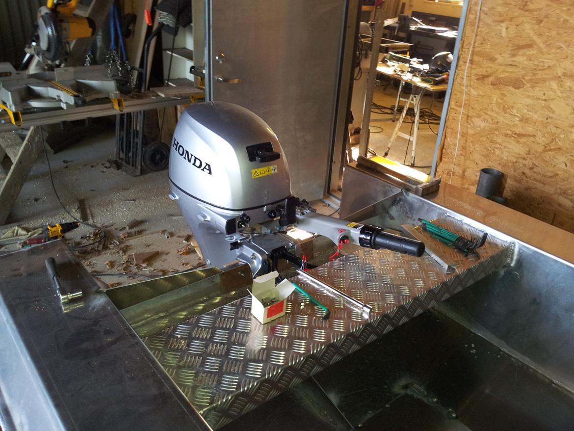 Alu-Ketch alu ponton båd billede 33