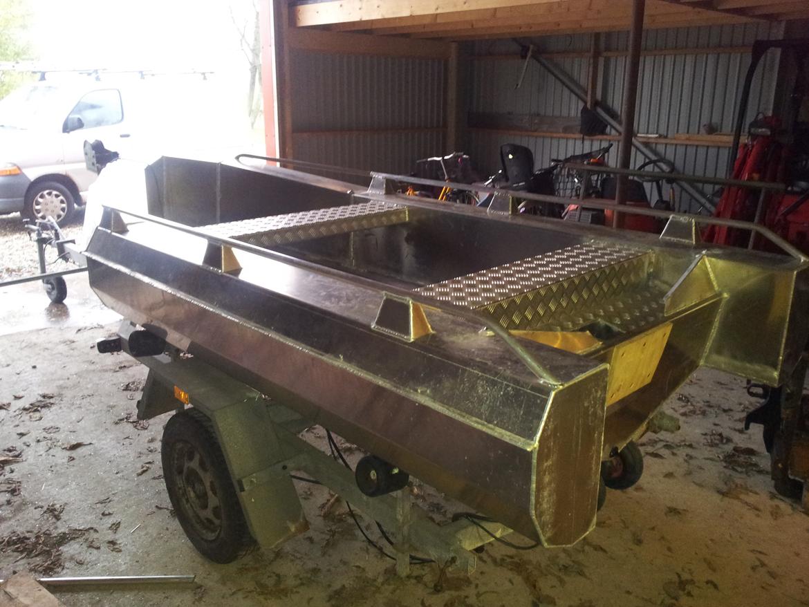 Alu-Ketch alu ponton båd billede 44