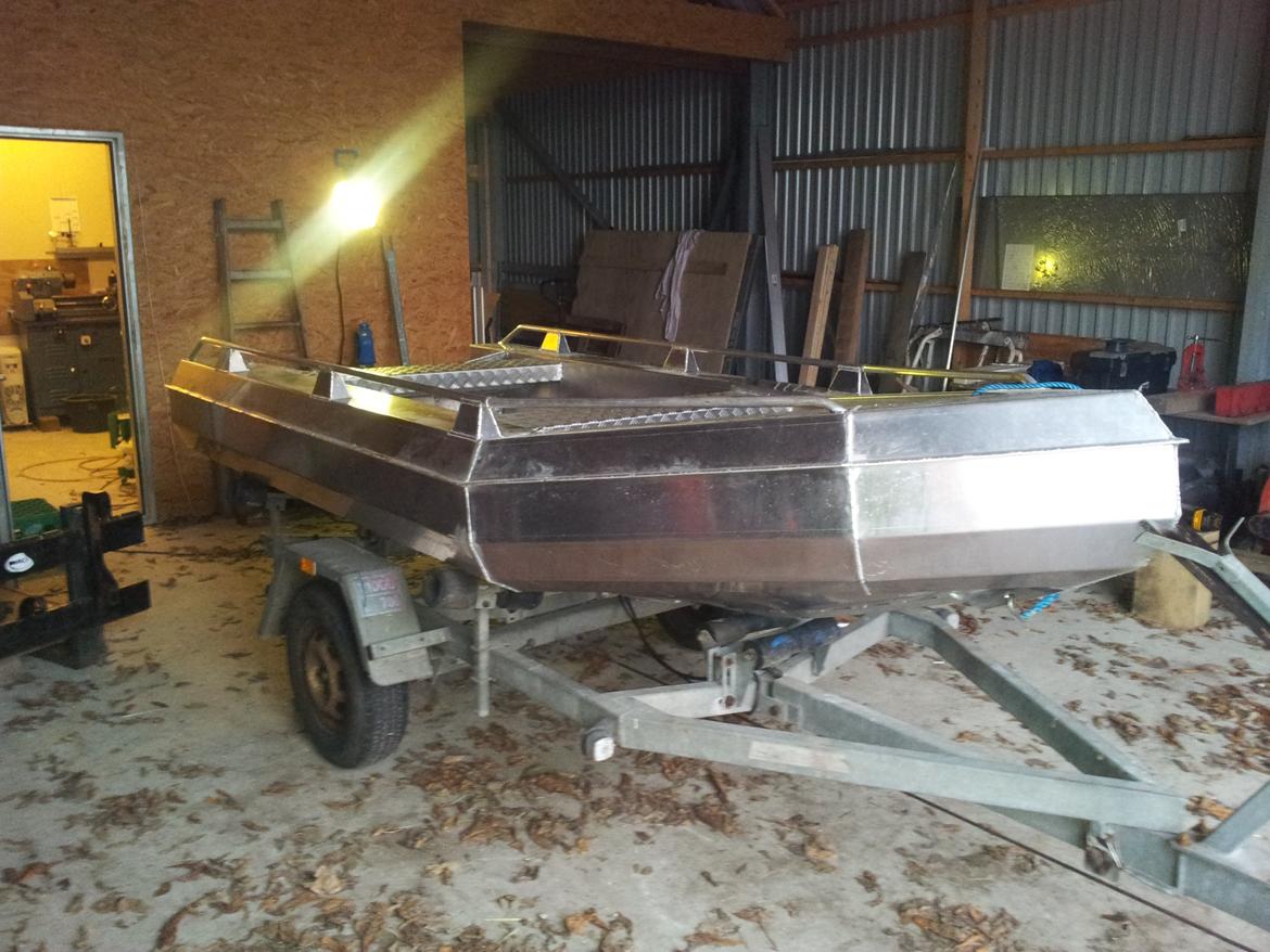 Alu-Ketch alu ponton båd billede 45