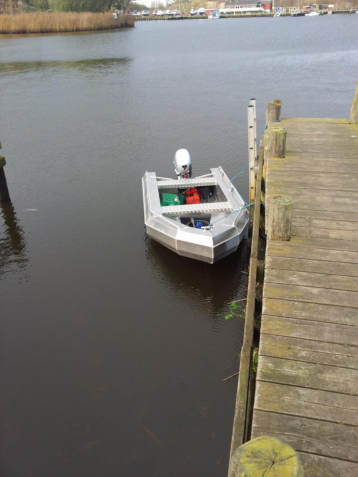 Alu-Ketch alu ponton båd billede 47