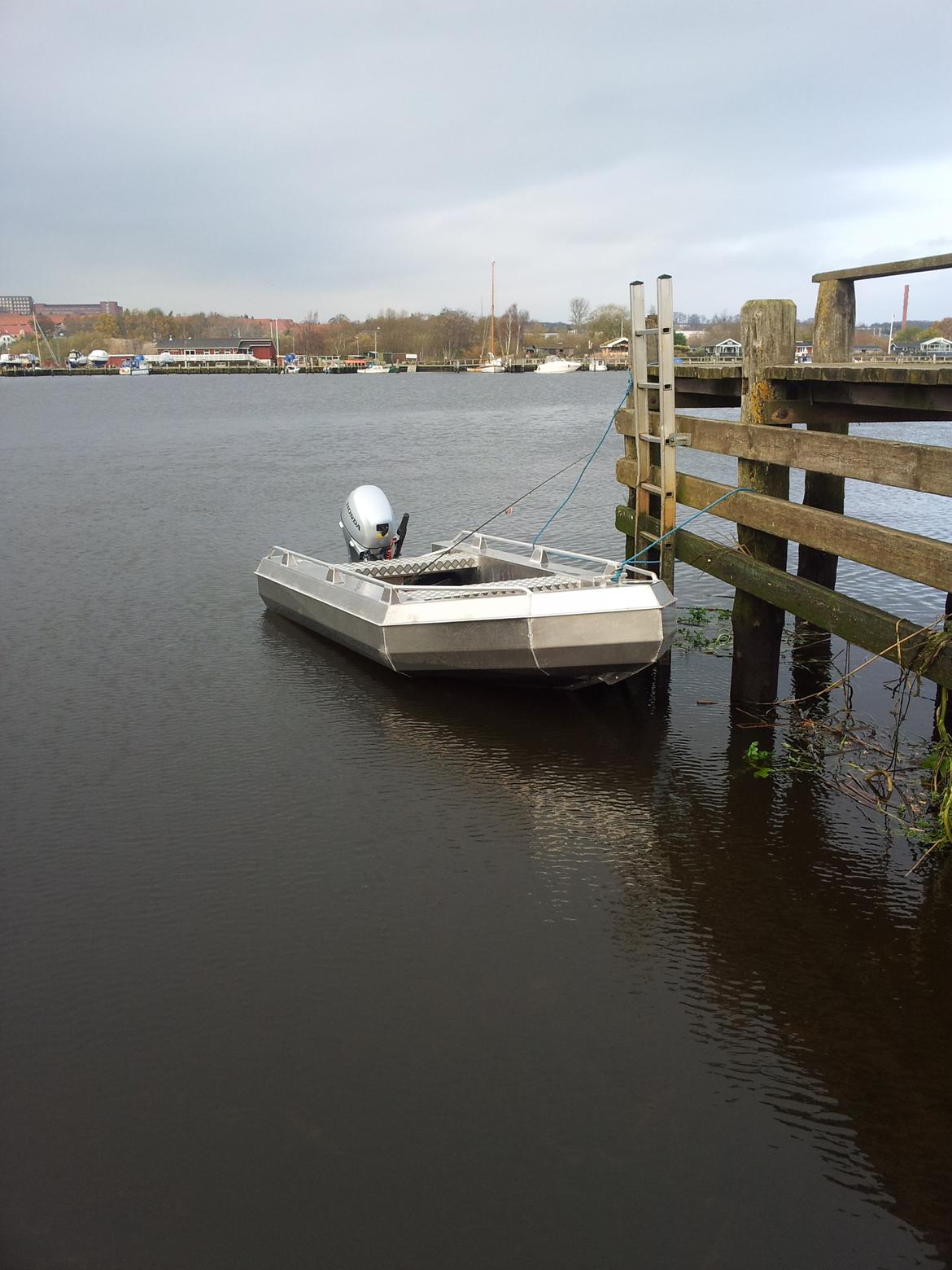 Alu-Ketch alu ponton båd billede 49