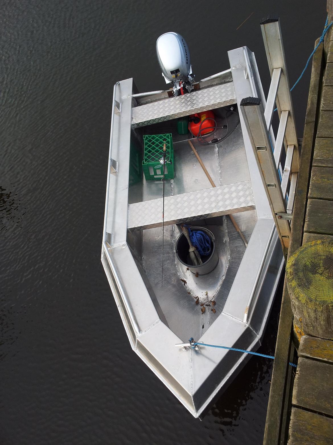 Alu-Ketch alu ponton båd billede 48