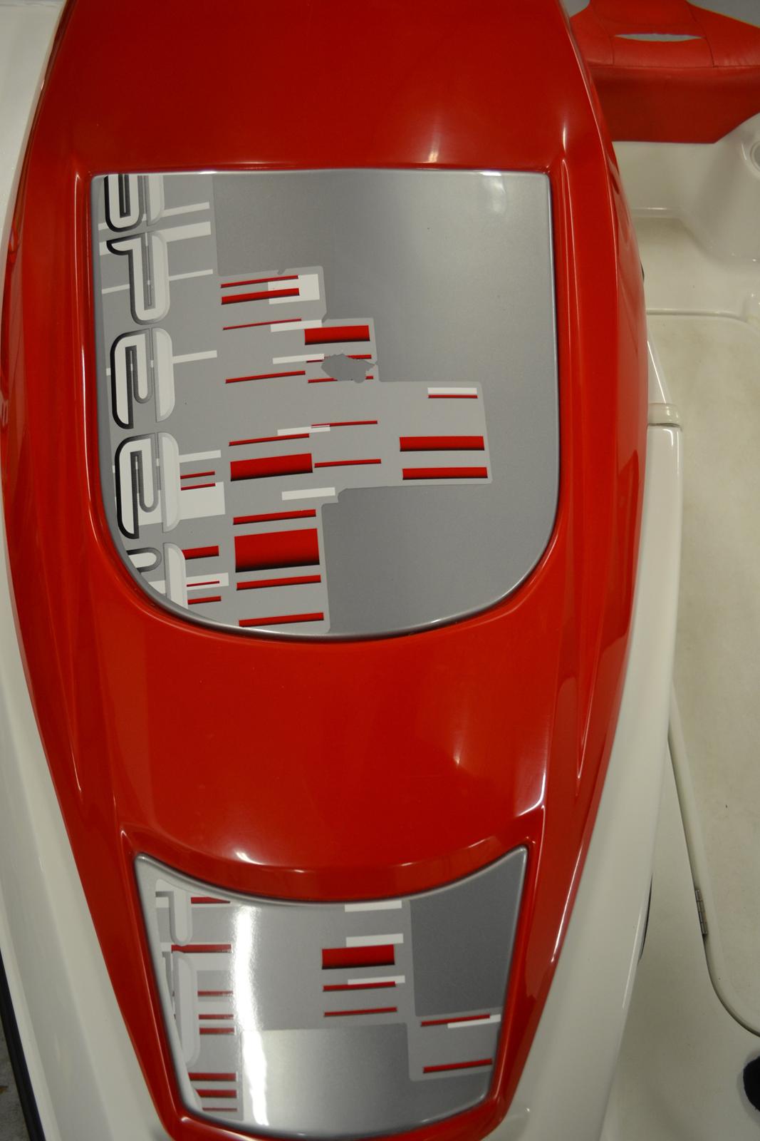 Seadoo speedster 150 - lille krakelering i klistermærke billede 10