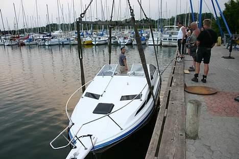 Bayliner 2155 SB -SOLGT - - Det gjorde den, og nøj hvor ser den ond ud med de øjne billede 9