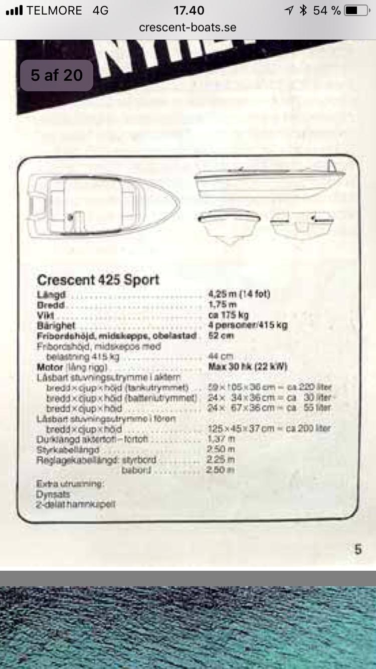 Crescent 425 sport billede 14