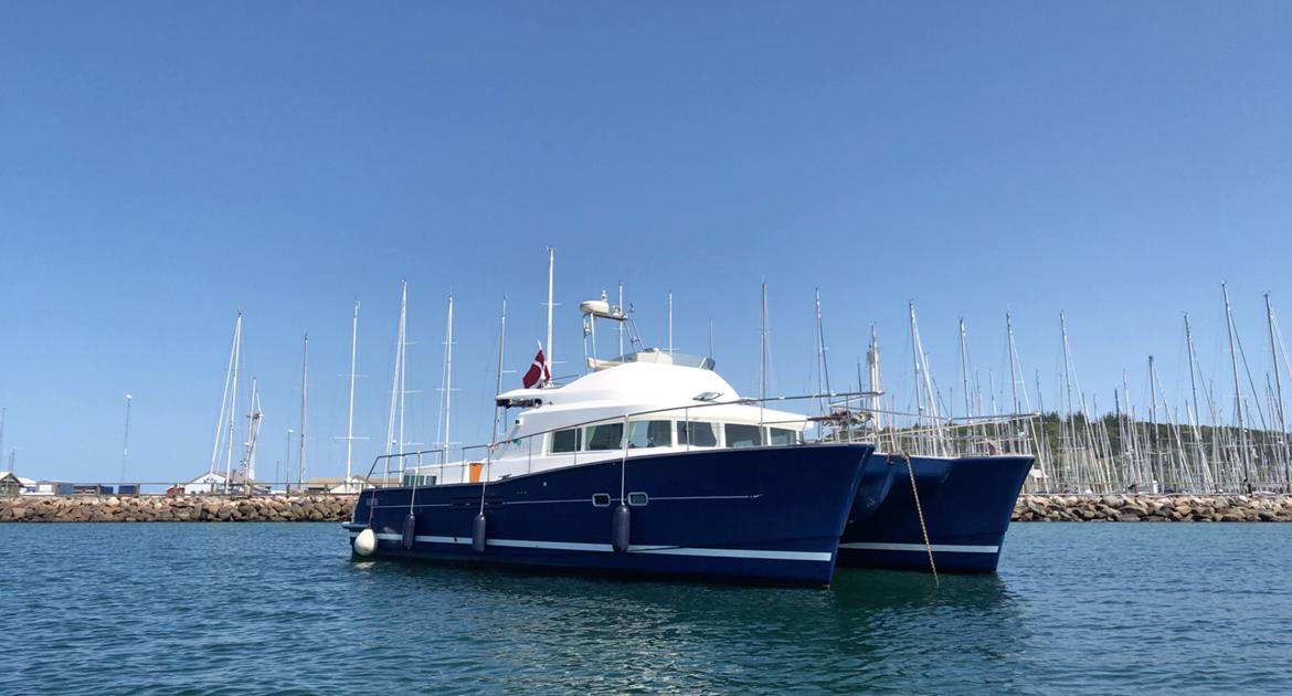 Beneteau Lagoon 43 PowerCat - ankre op udenfor Anholt havn billede 3