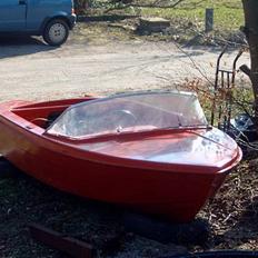 Glasfiberbåd ukendt mærke, SOLGT!