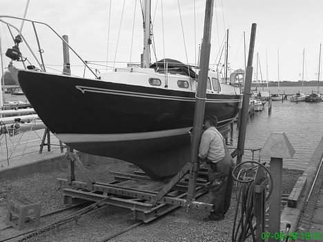 Bandholm 24 - Hele båden males med en kærlig hånd billede 5