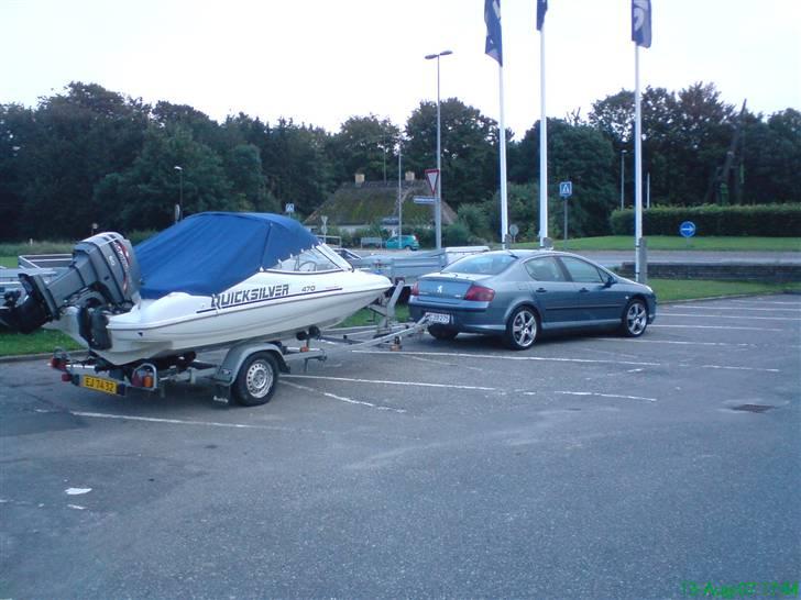 Quicksilver 470 Sport - Båden efter køb, på vej til dens nye hjem billede 2
